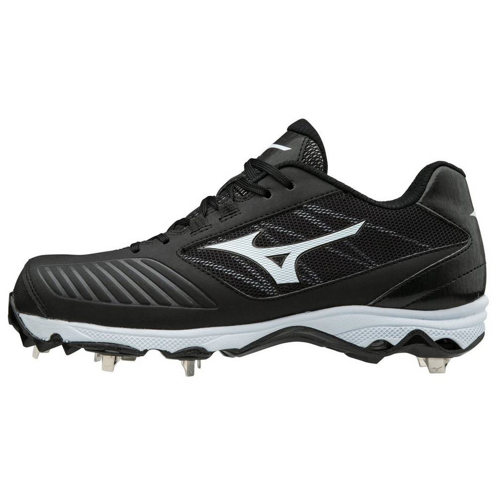 Scarpe Softball Mizuno 9-Spike Advanced Sweep 4 Basse Metal Donna - Nere/Bianche - 60127-HAJT